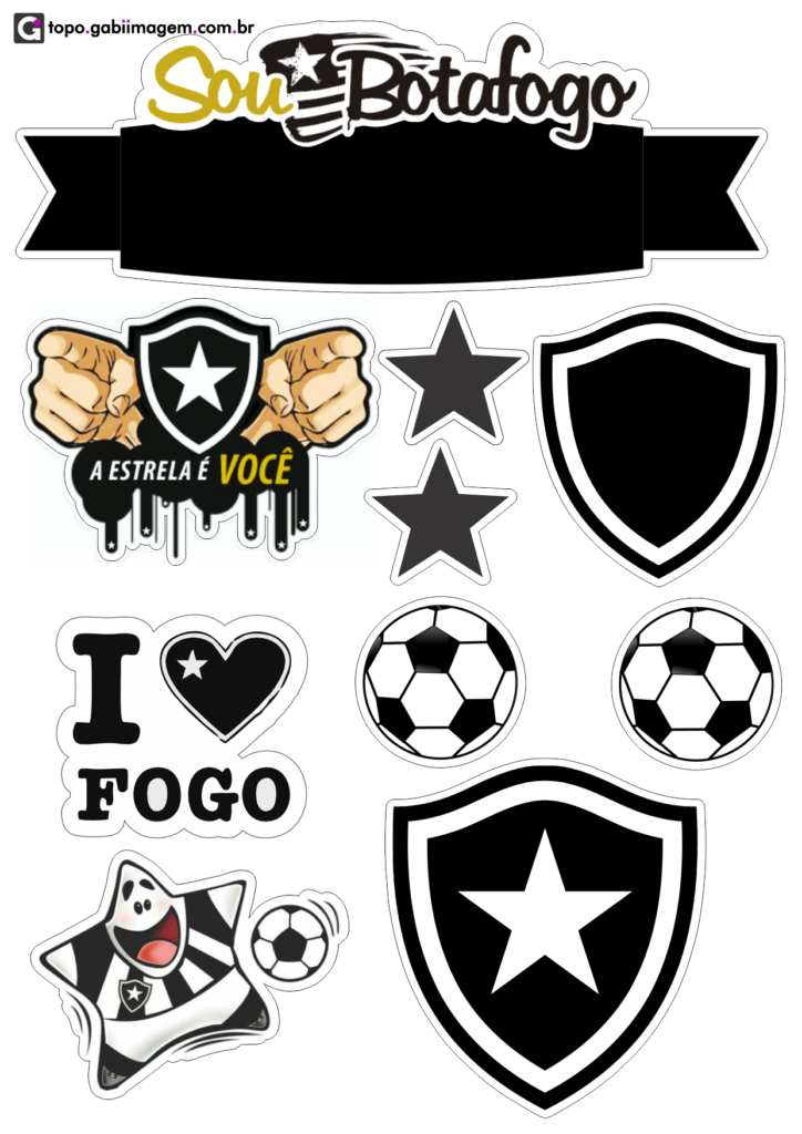 topo botafogo para imprimir