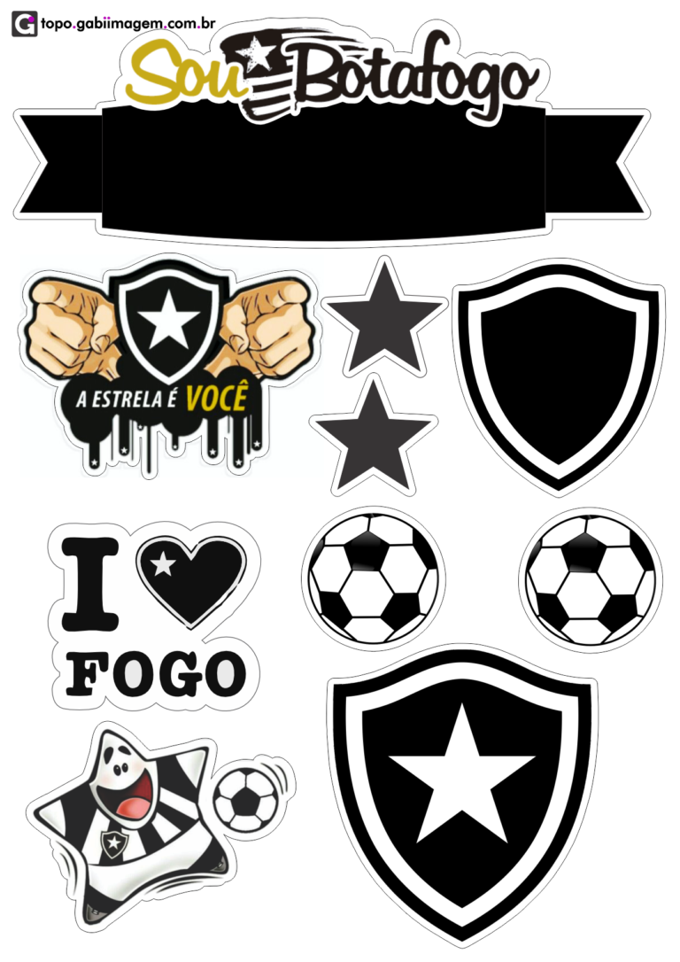 topo botafogo para imprimir